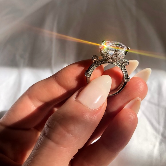 Sterling Silver Ring “Cinderella” - Picture 3 of 6